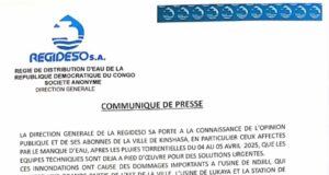 Cataclysme à Kinshasa : reprise progressive de la desserte en eau potable après les inondations