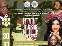 RDC : Mwasi uzu’Art au rendez-vous de la diversité culturelle Affiche officielle de la deuxième édition du Gala de la Diversité Culturelle Tapis Rouge Lualaba