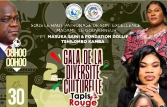 RDC : Mwasi uzu’Art au rendez-vous de la diversité culturelle Affiche officielle de la deuxième édition du Gala de la Diversité Culturelle Tapis Rouge Lualaba